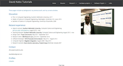 Desktop Screenshot of davidkebo.com